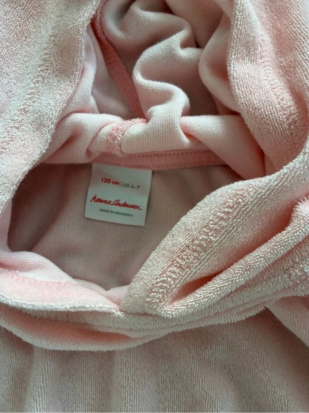 Hanna Andersson Sunsoft Terry Cover-Up size 6-7